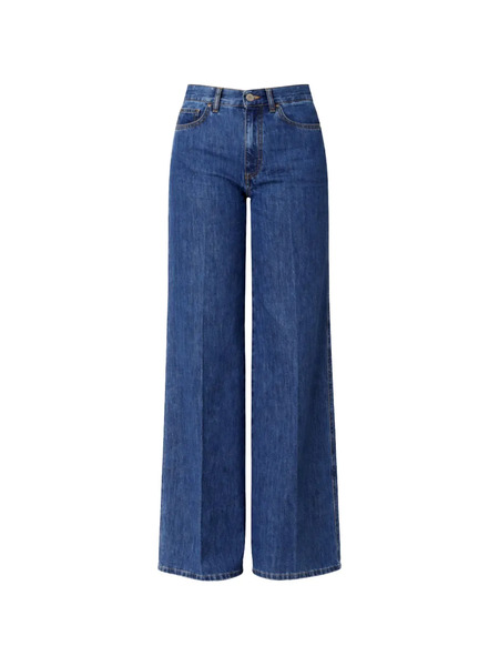  Pt Torino Cindy Wide-leg Jeans - Blue 