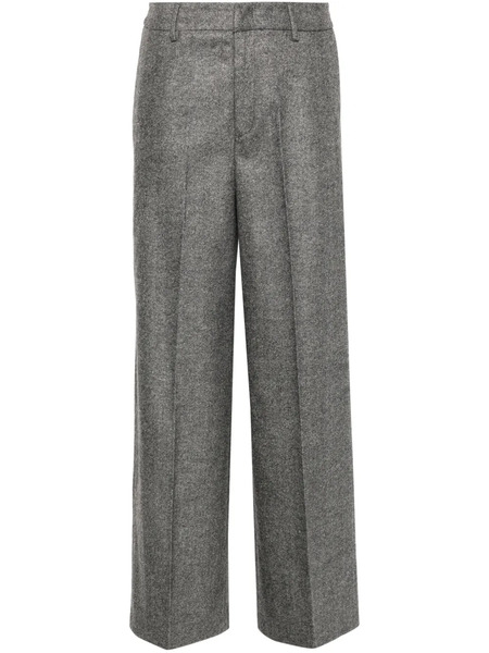  Pt Torino Herringbone Trousers - Grey 