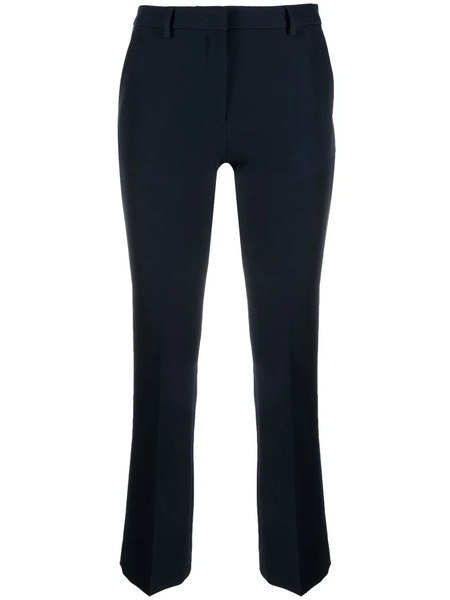  Pt Torino High-rise Cropped Kick-flare Trousers - Blue 