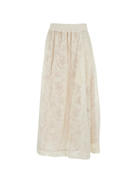  Pt Torino Lace Skirt - Neutrals 