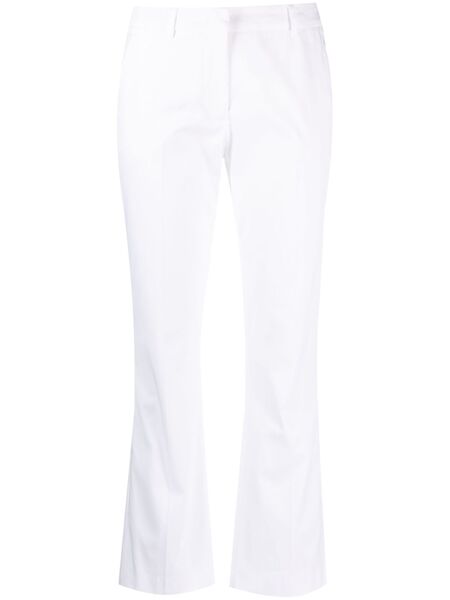  Pt Torino Mid-rise Flared Trousers - White 
