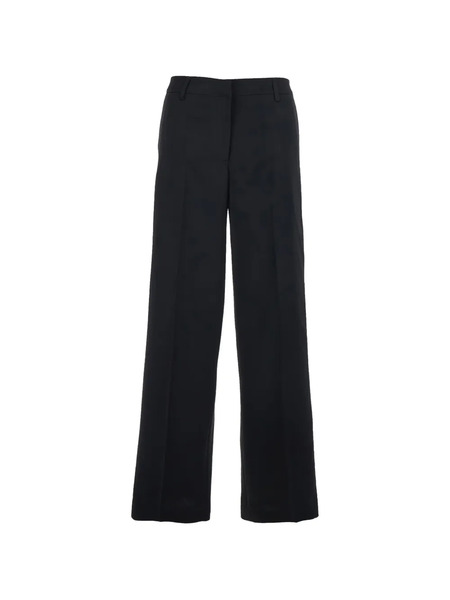  Pt Torino Straight Trousers - Black 
