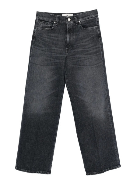  Pt Torino Wide-leg Jeans - Grey 