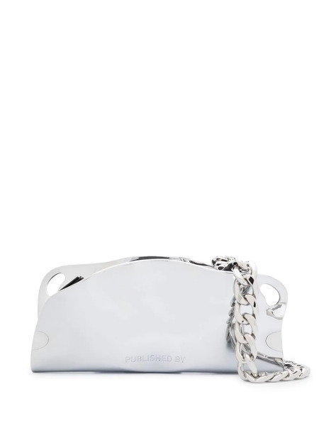  Published By Mayzie Chrome Shoulder Bag - Silver 