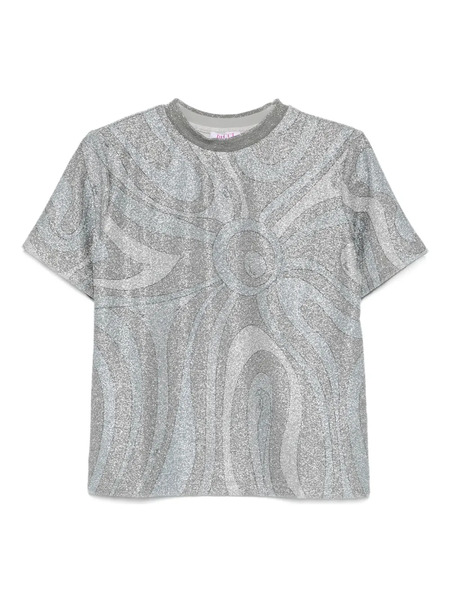  Pucci Abstract-pattern T-shirt - Silver 
