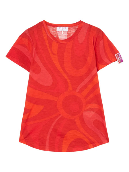  Pucci Abstract-print T-shirt - Red 