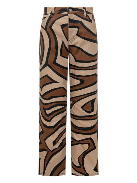  Pucci Bottuned Print Trousers - Neutrals 