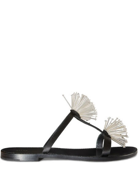  Pucci Embroidered Slides - Black 