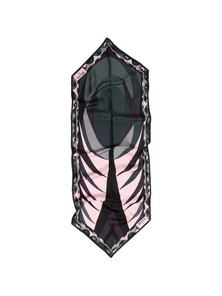  Pucci Graphic-print Silk Scarf - Grey 