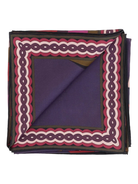  Pucci Graphic-print Silk Scarf - Purple 