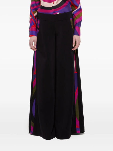  Pucci Iride Print-detailed Trousers - Black 