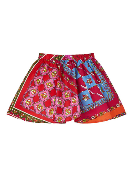  Pucci Junior Festa-print Skirt - Red 