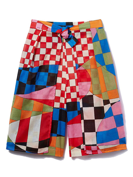  Pucci Junior Giardino-print Shorts - Pink 