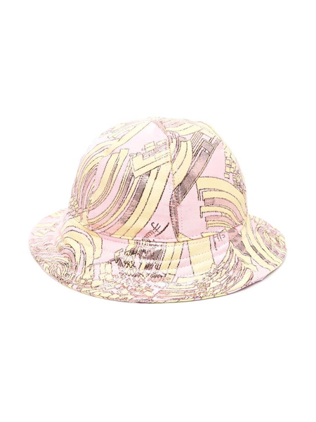  Pucci Junior Graphic-print Bucket Hat - Pink 