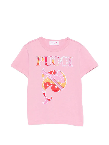  Pucci Junior Graphic T-shirt - Pink 