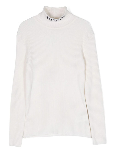  Pucci Junior Intarsia-knitted Logo Jumper - Neutrals 