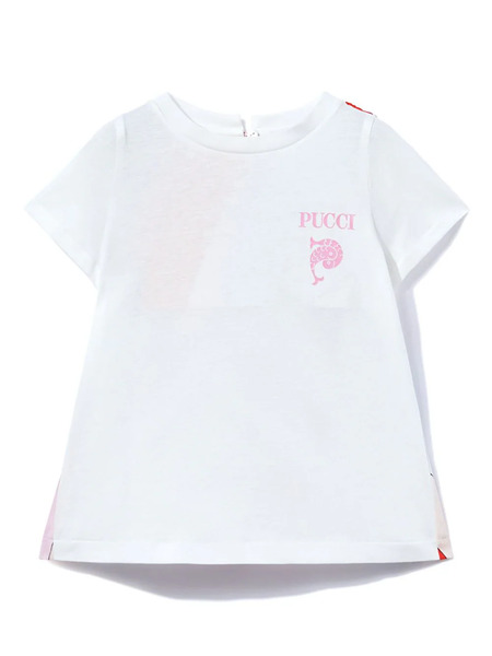  Pucci Junior Iride-print Cotton T-shirt - White 