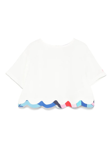 Pucci Junior Iride-print T-shirt - White 