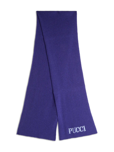  Pucci Junior Logo-detail Scarf - Purple 