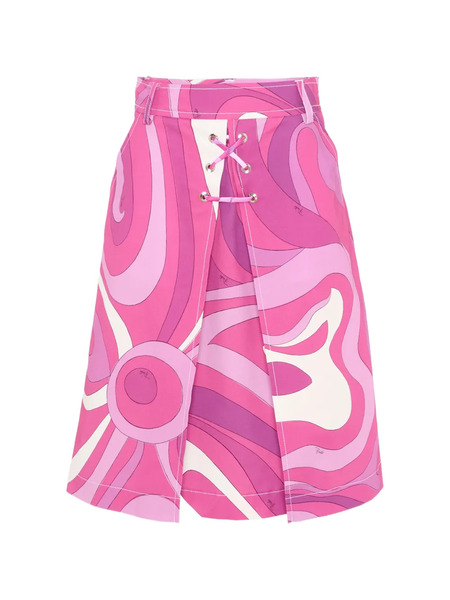  Pucci Junior Patterned Skirt - Pink 