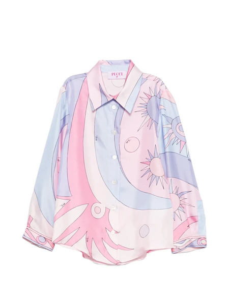  Pucci Junior Printed Shirt - Pink 