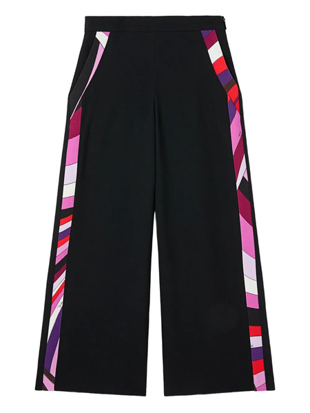  Pucci Junior Printed Stripes Trousers - Black 