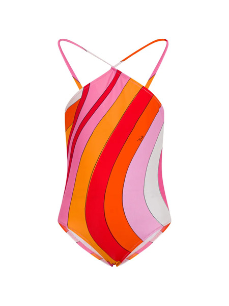  Pucci Junior Printed Swimsuit - Pink 