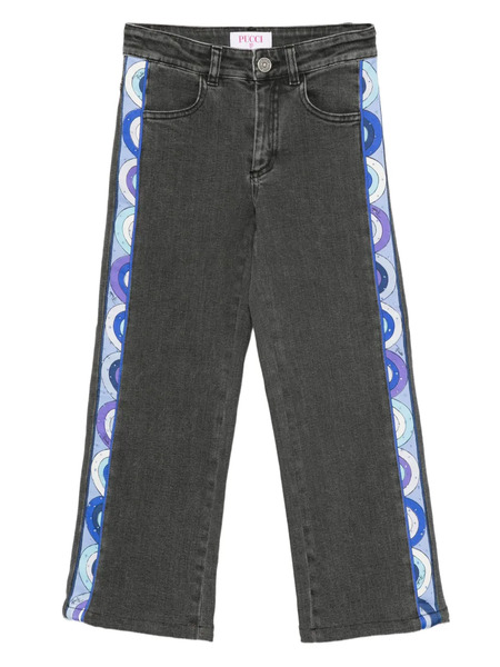  Pucci Junior Side-panel Jeans - Grey 