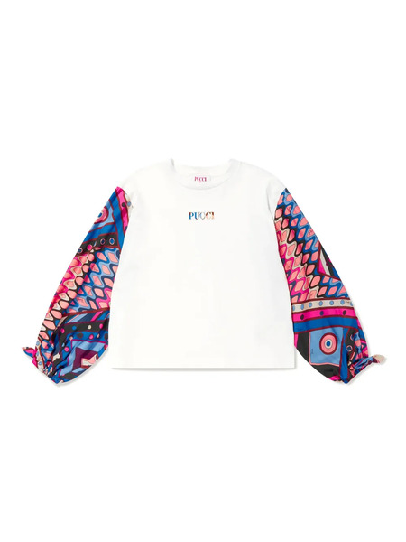  Pucci Junior Vivara-print T-shirt - White 
