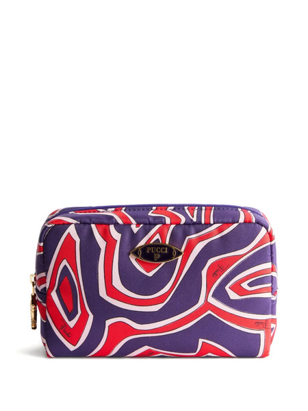  Pucci Labirinto-print Beauty Case - Purple 