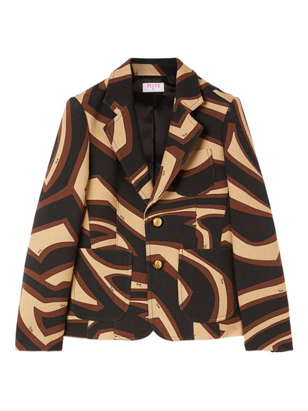  Pucci Labirinto-print Blazer - Black 