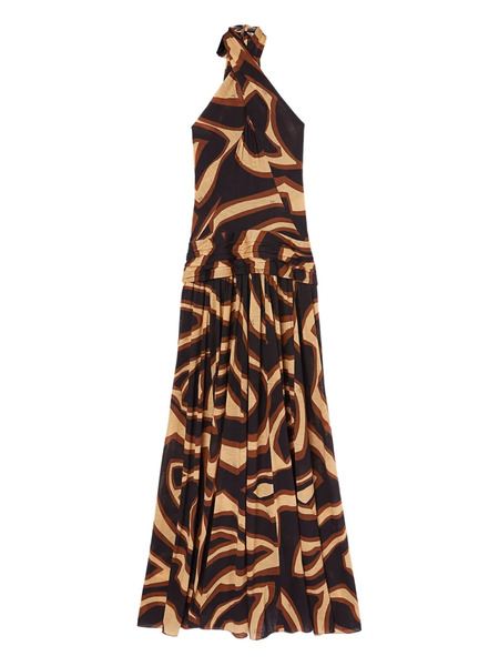  Pucci Labirinto Print Sleeveless Dress - Black 