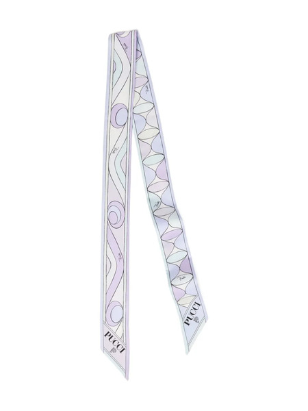  Pucci Logo Graphic Scarf - Purple 