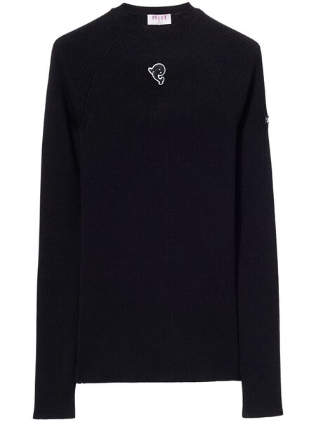  Pucci Logo-patch Jumper - Black 