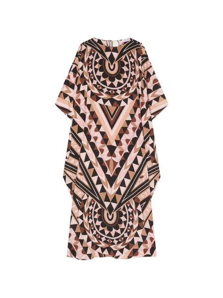  Pucci Manuba-print Caftan - Black 