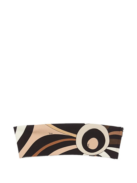  Pucci Marmo-print Bandeau Top - Black 