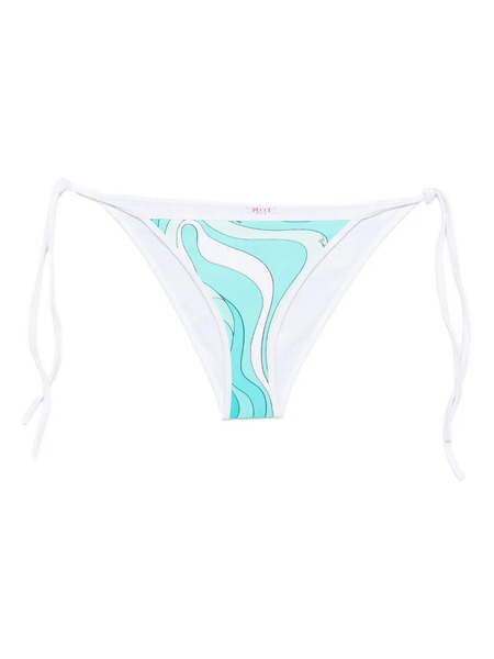  Pucci Marmo-print Bikini Bottom - Blue 
