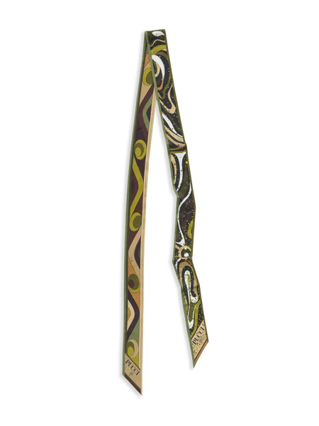  Pucci Mix-print Scarf - Green 