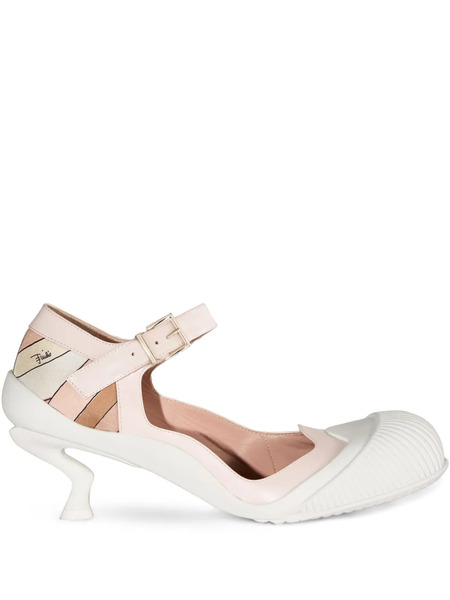  Pucci 55mm Granaiolo Pumps - White 
