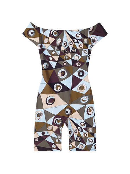  Pucci Occhi-print Jumpsuit - Green 