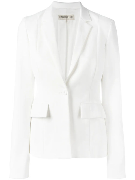  Pucci One Button Blazer - White 