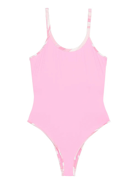  Pucci Round-neck Swimsuit - Pink 