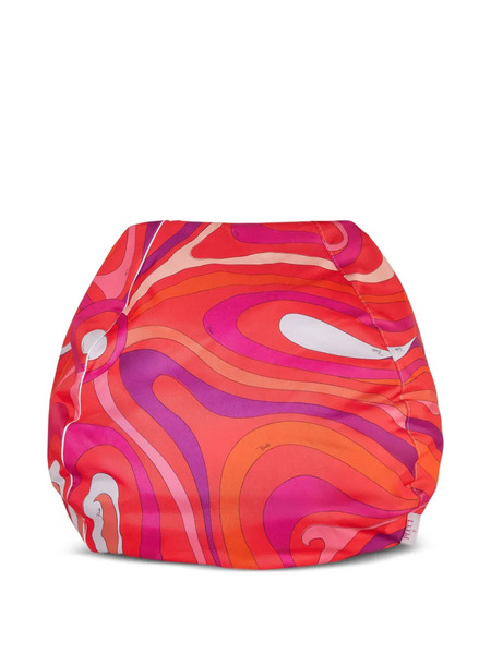  Pucci Swirl-pattern Pouf - Red 