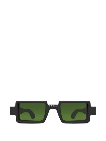  Pugnale Two Thousand 16 Year Square Frame Sunglasses - Black 