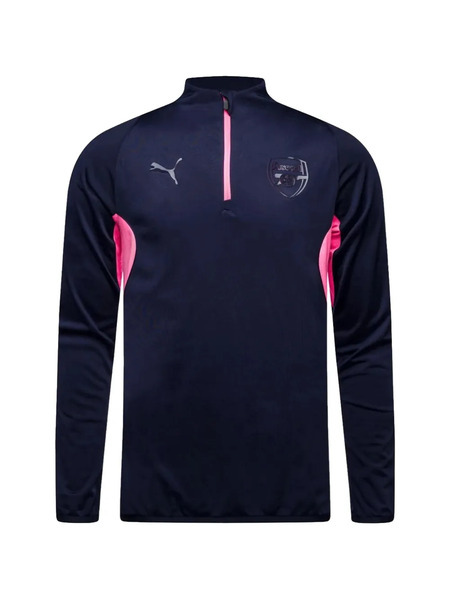  Puma Arsenal Fc 1/4 Zip Sweater - Blue 