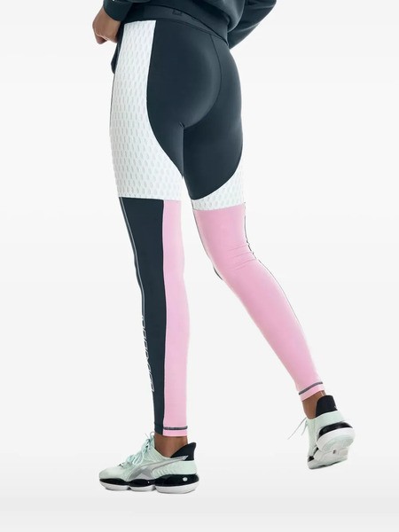  Puma Cosmic Colour-block Panelled Leggings - Green 