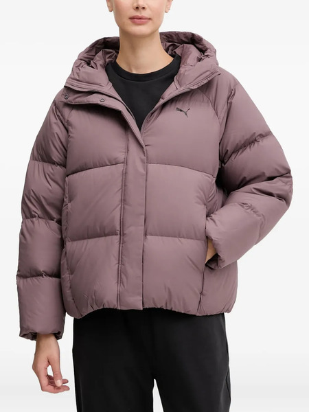  Puma Hooded Puffer Jacket - Purple 
