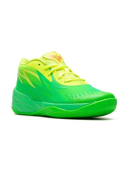  Puma Kids Lamelo Ball Mb.02 nickelodeon Slime Sneakers - Green 