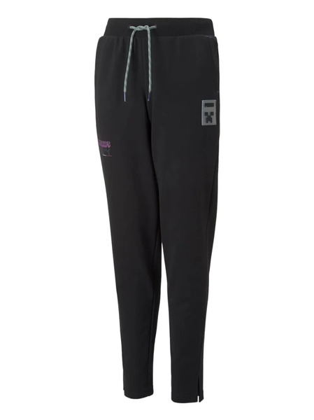 Puma Kids Logo-plaque Track Pants - Black 