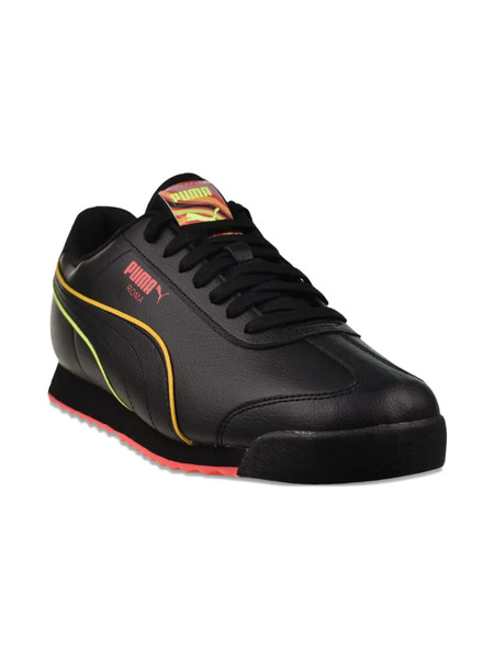  Puma Kids Roma Stripe Sneakers - Black 